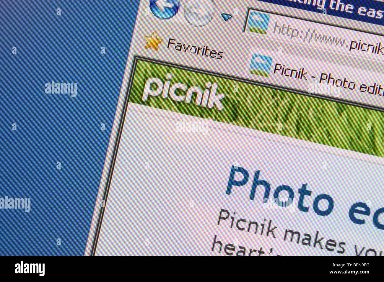 picnik online photo editing Stock Photo Alamy
