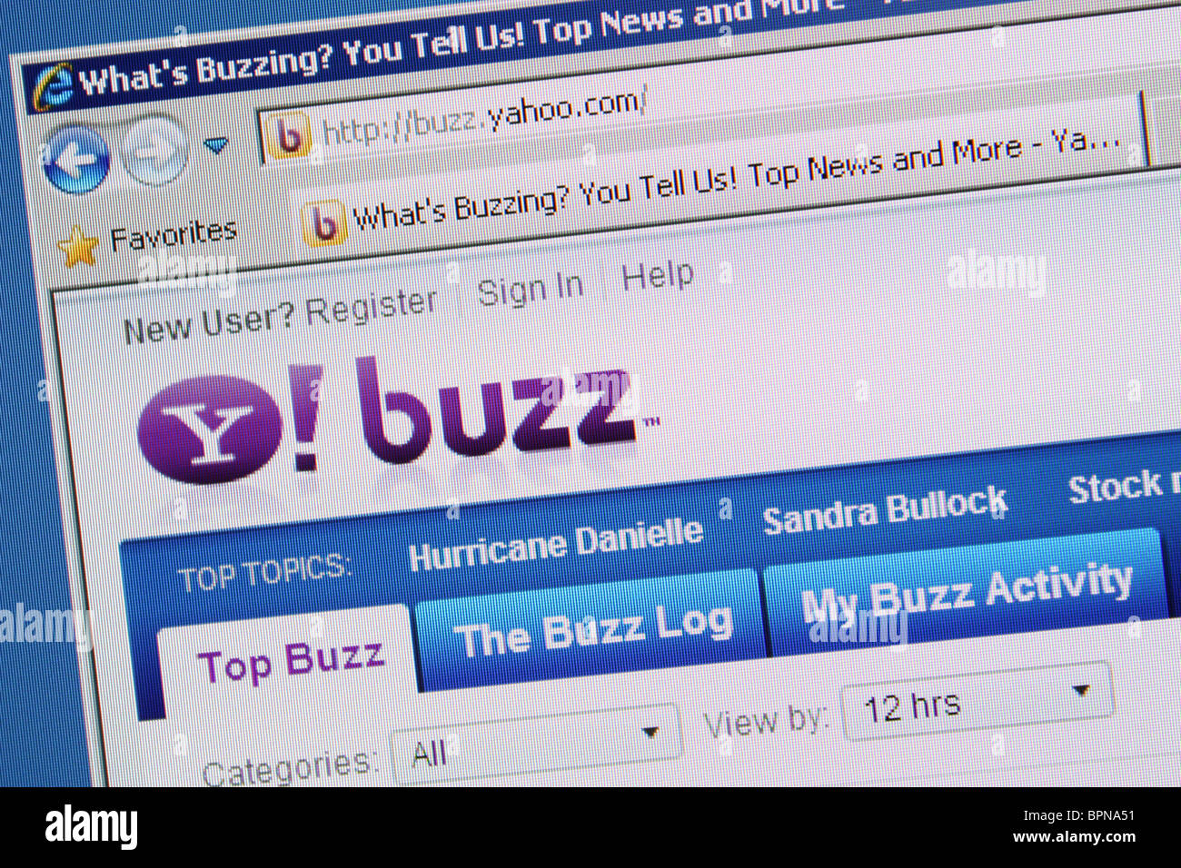 Yahoo buzz hi-res stock photography and images - Alamy