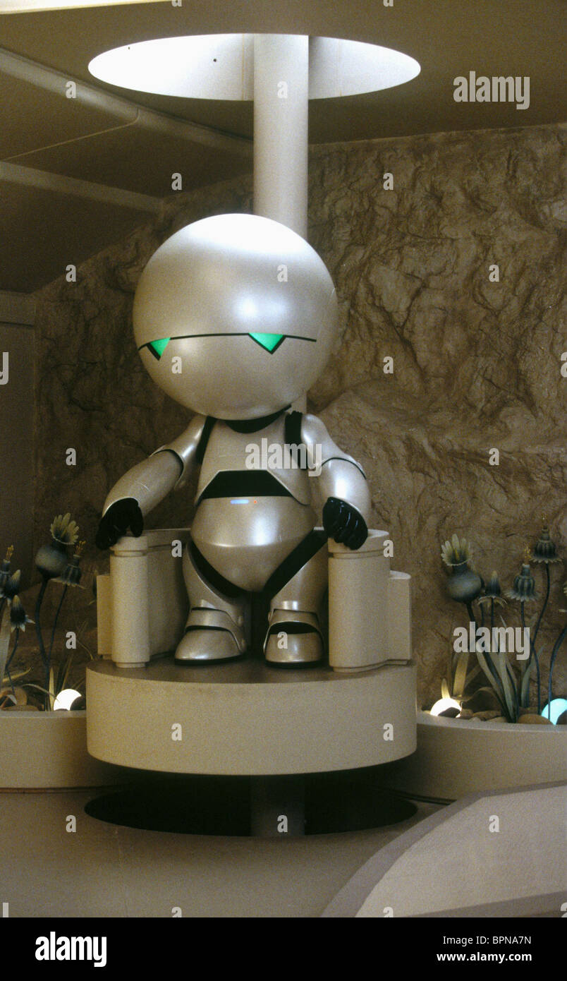 Android Marvin Hitchhikers Guide Galaxy High Resolution Stock