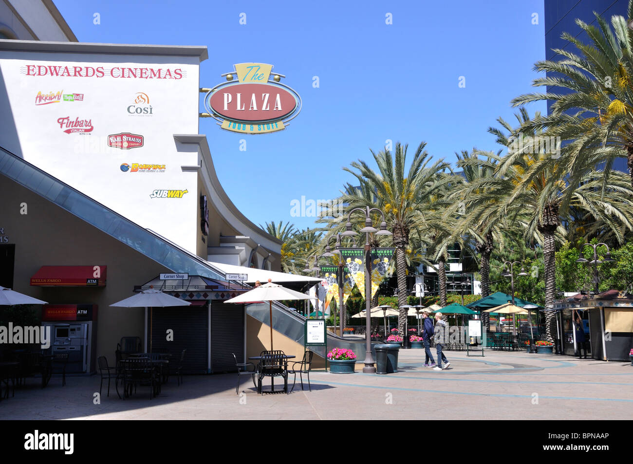 Shopping mall, Fountain Valley, California, USA Stock Photo Alamy