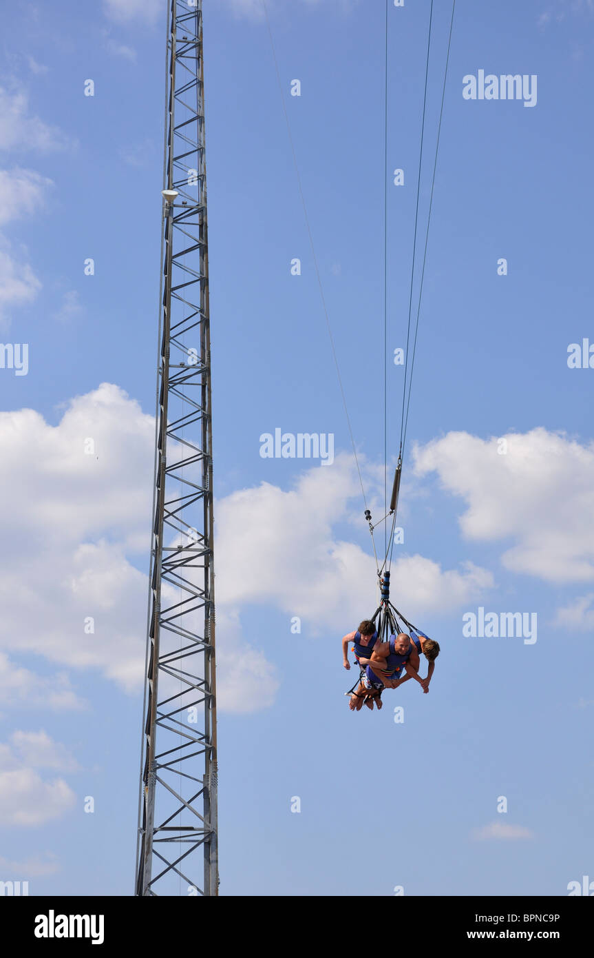Sky Coaster Swing At Hurricane Harbor Waterpark Six Flags
