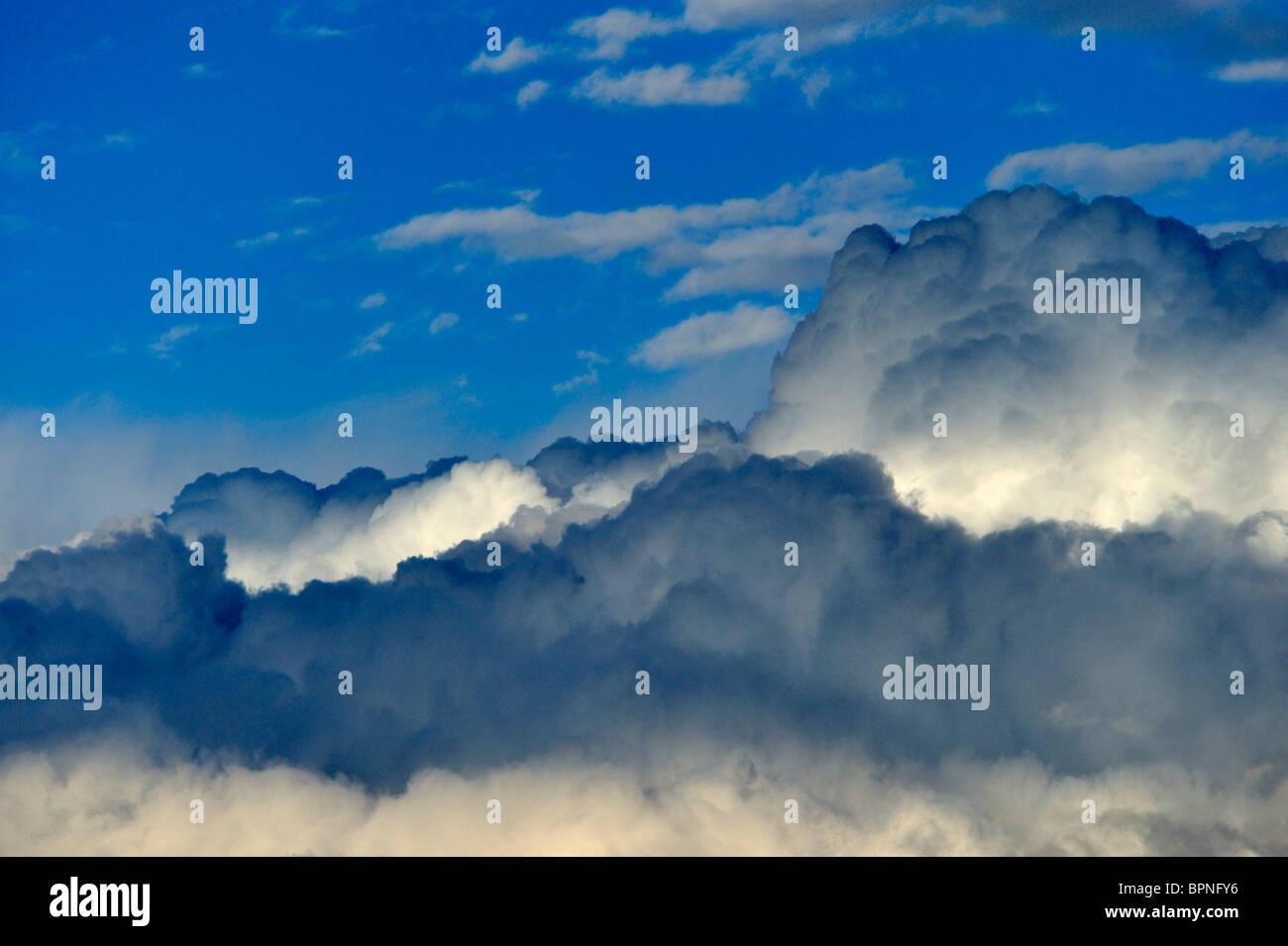 Dramatic cloudscape with blue sky Stock Photo - Alamy