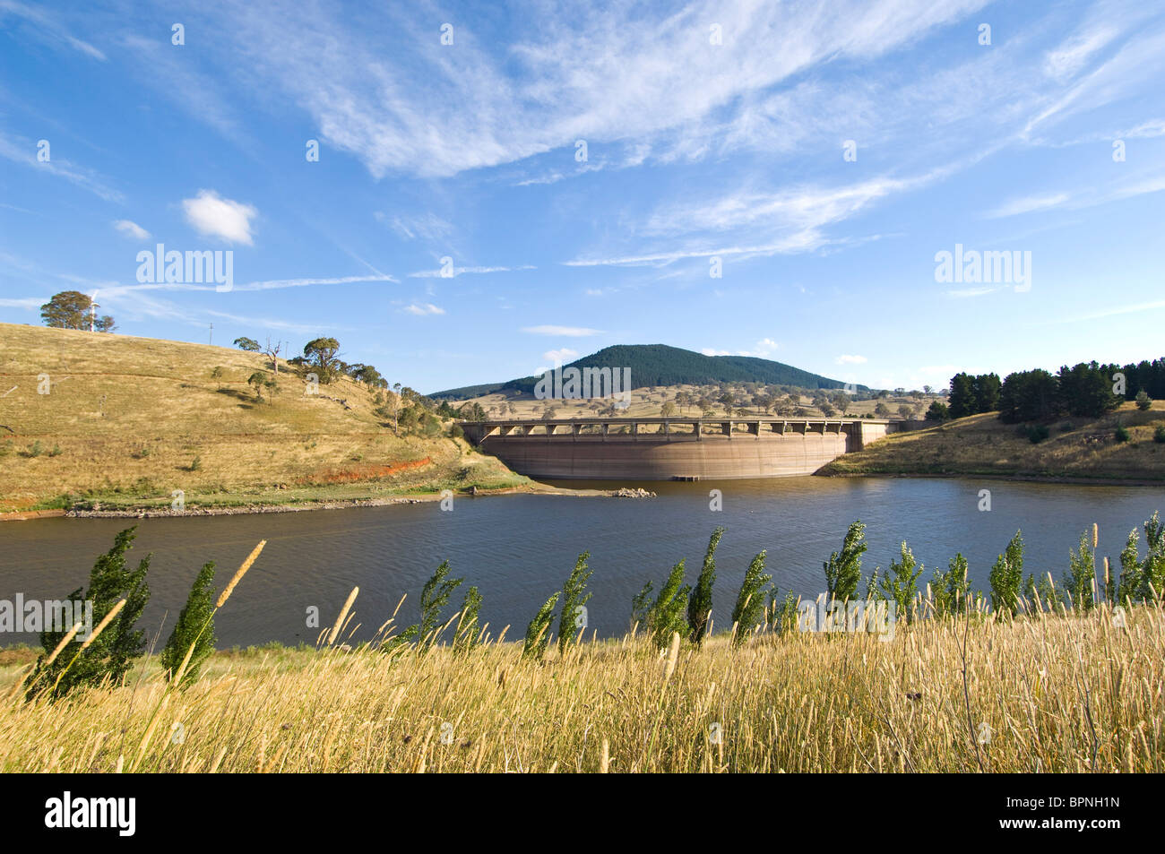 Carcoar dam, Carcoar, New South Wales, Australia. Stock Photo