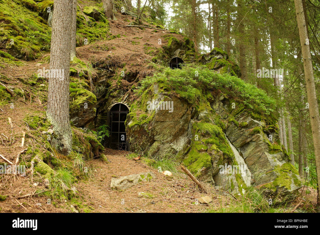 Kasperske hory goldmine gold mining history Stock Photo