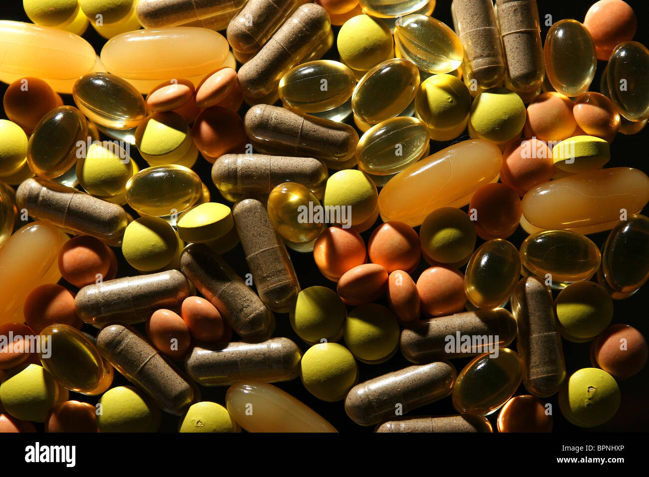 Vitamins. Picture by James Boardman. Stock Photo