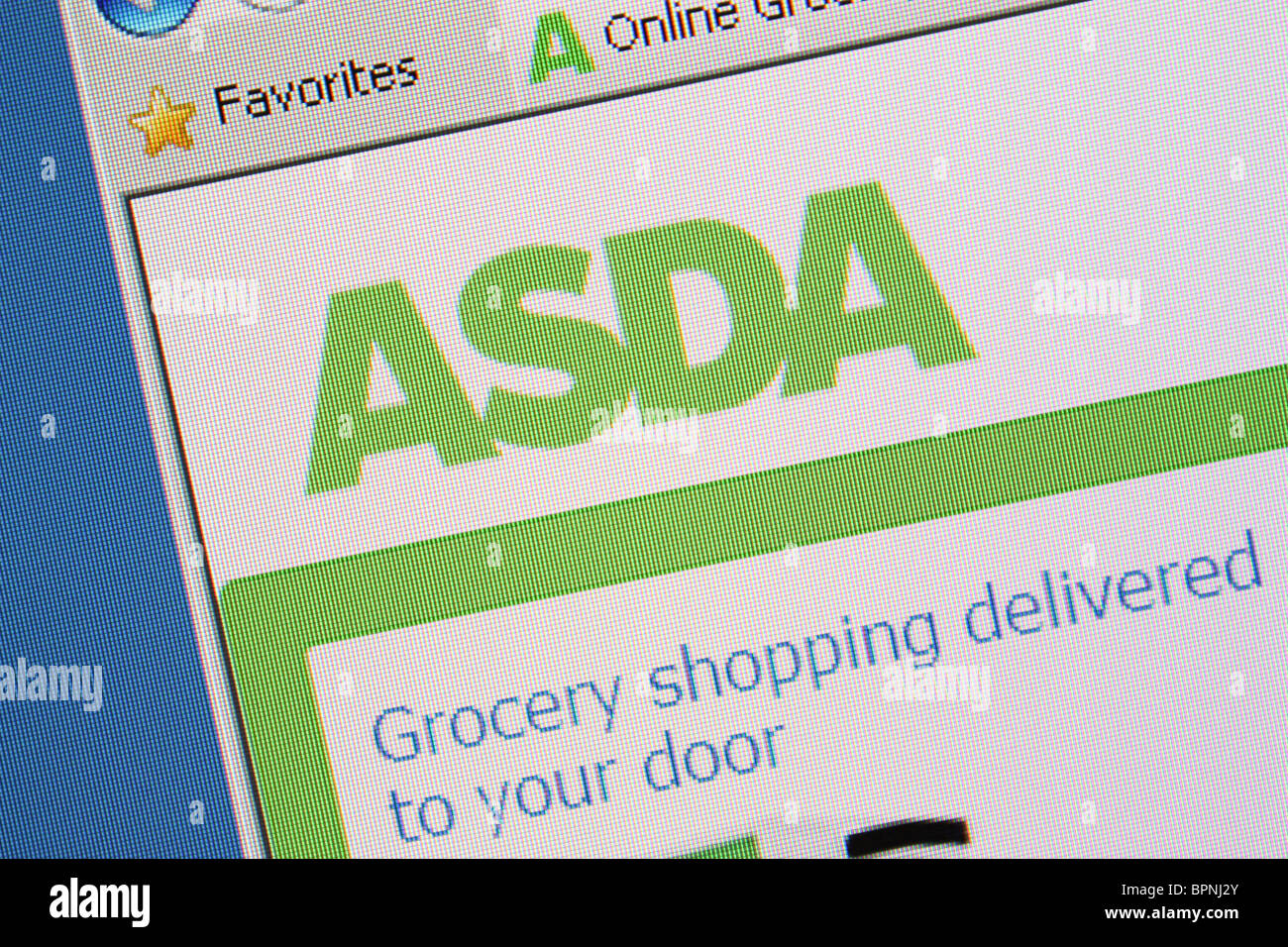 ASDA online grocery shopping Stock Photo - Alamy