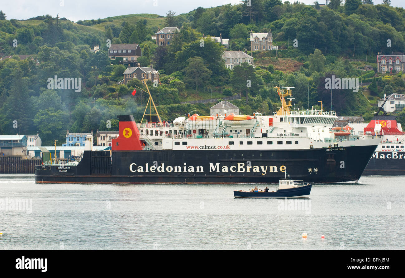 Car and passenger ferry from Oban to Mull operated by Caledonian