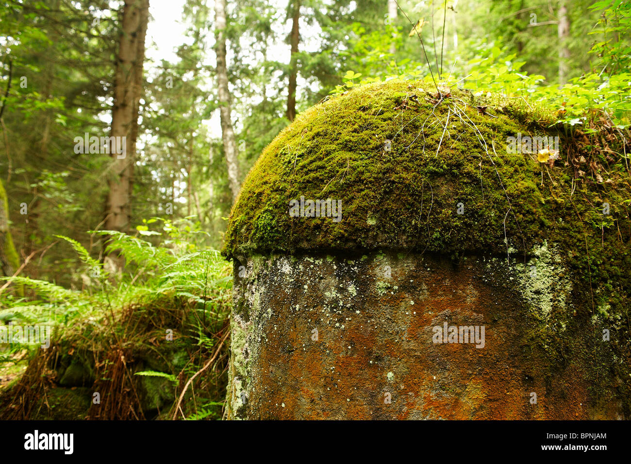Ropik, Bunker, Czech Republic - Germany borders, Kasperske Hory Stock ...