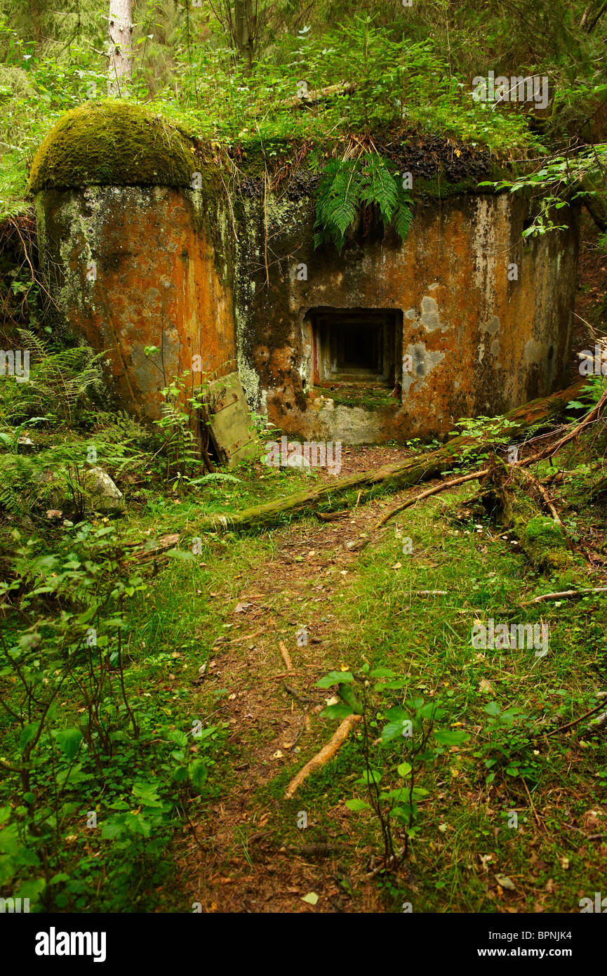 Ropik, Bunker, Czech Republic - Germany borders, Kasperske Hory Stock ...