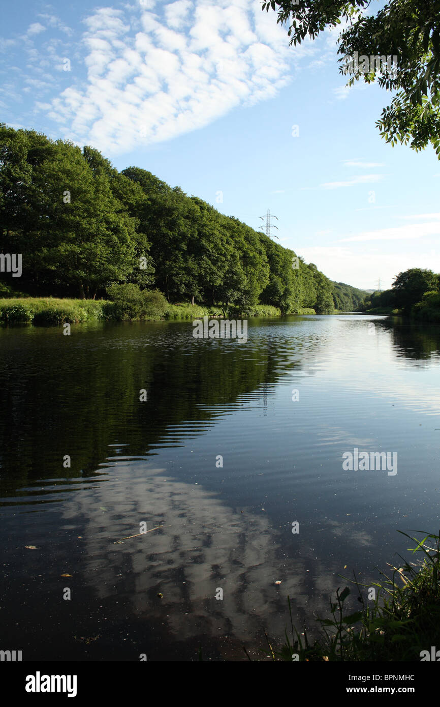 River Calder near Brookfoot Brighouse Yorkshire UK Stock Photo Alamy