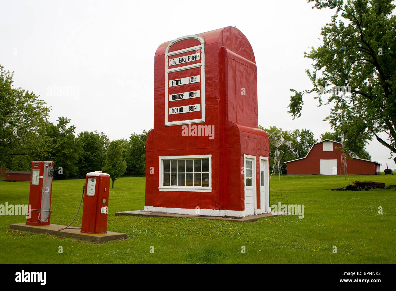 The Big Pump in King City, Missouri Stock Photo