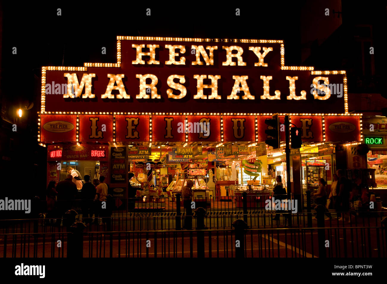 Henry Marshalls Amusements, Scarborough, UK. Stock Photo