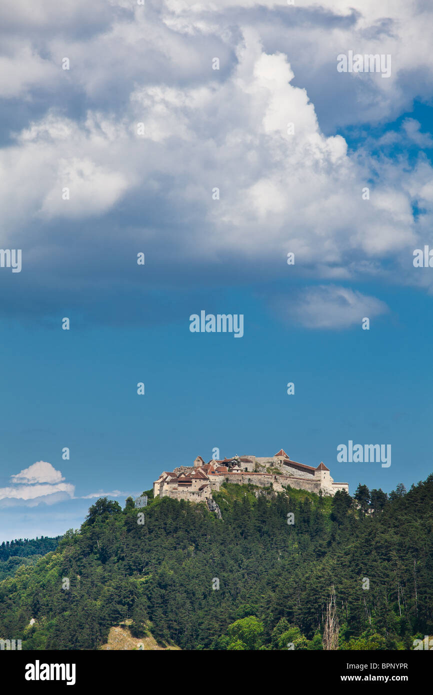 Rasnov fortress in Brasov County, Romania. Stock Photo