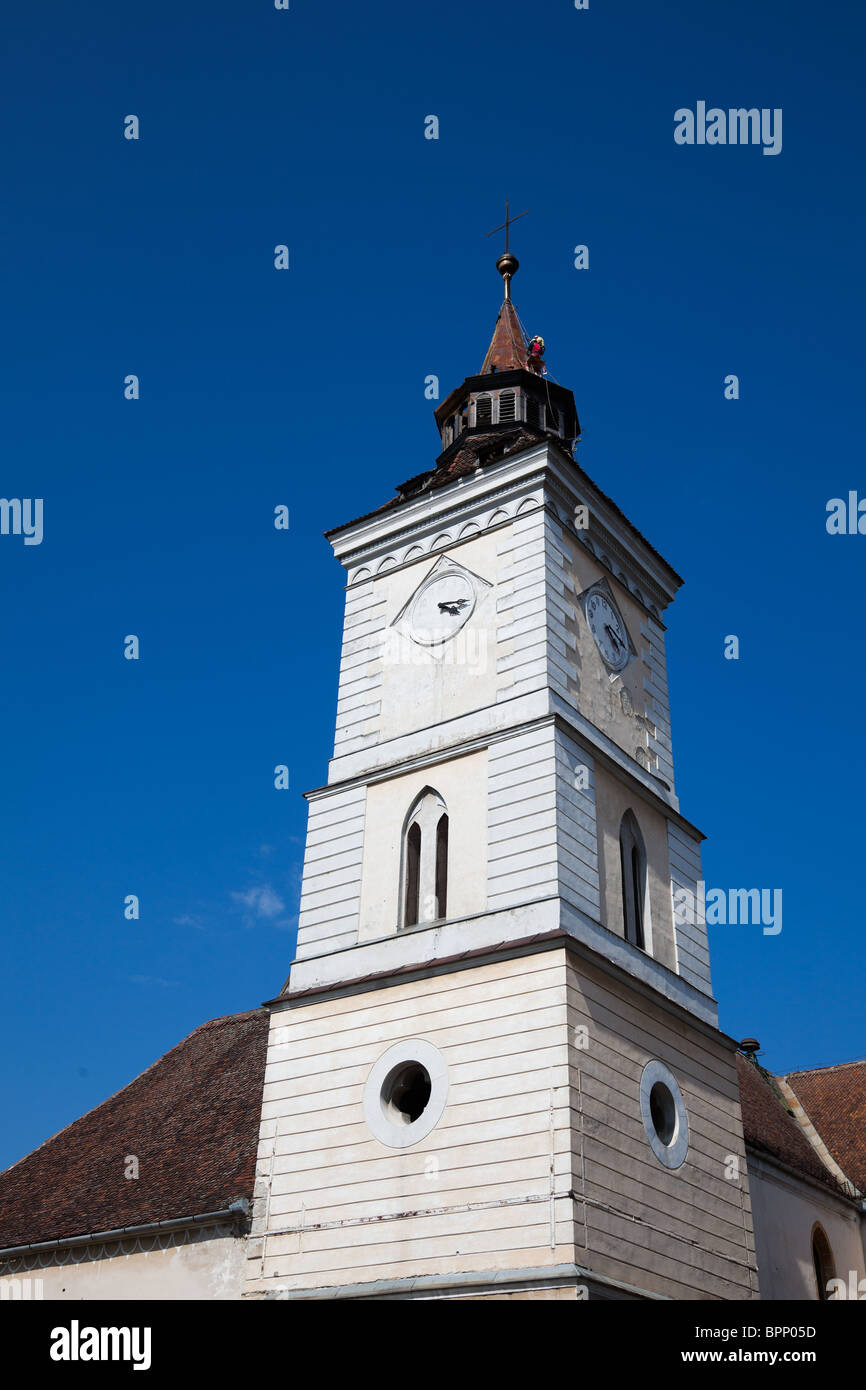 Bartolomeu Fortified Church in Brasov city, Romania. Stock Photo