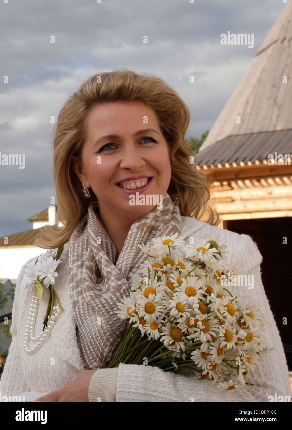 Russias First Lady Svetlana Medvedeva High Resolution Stock Photography