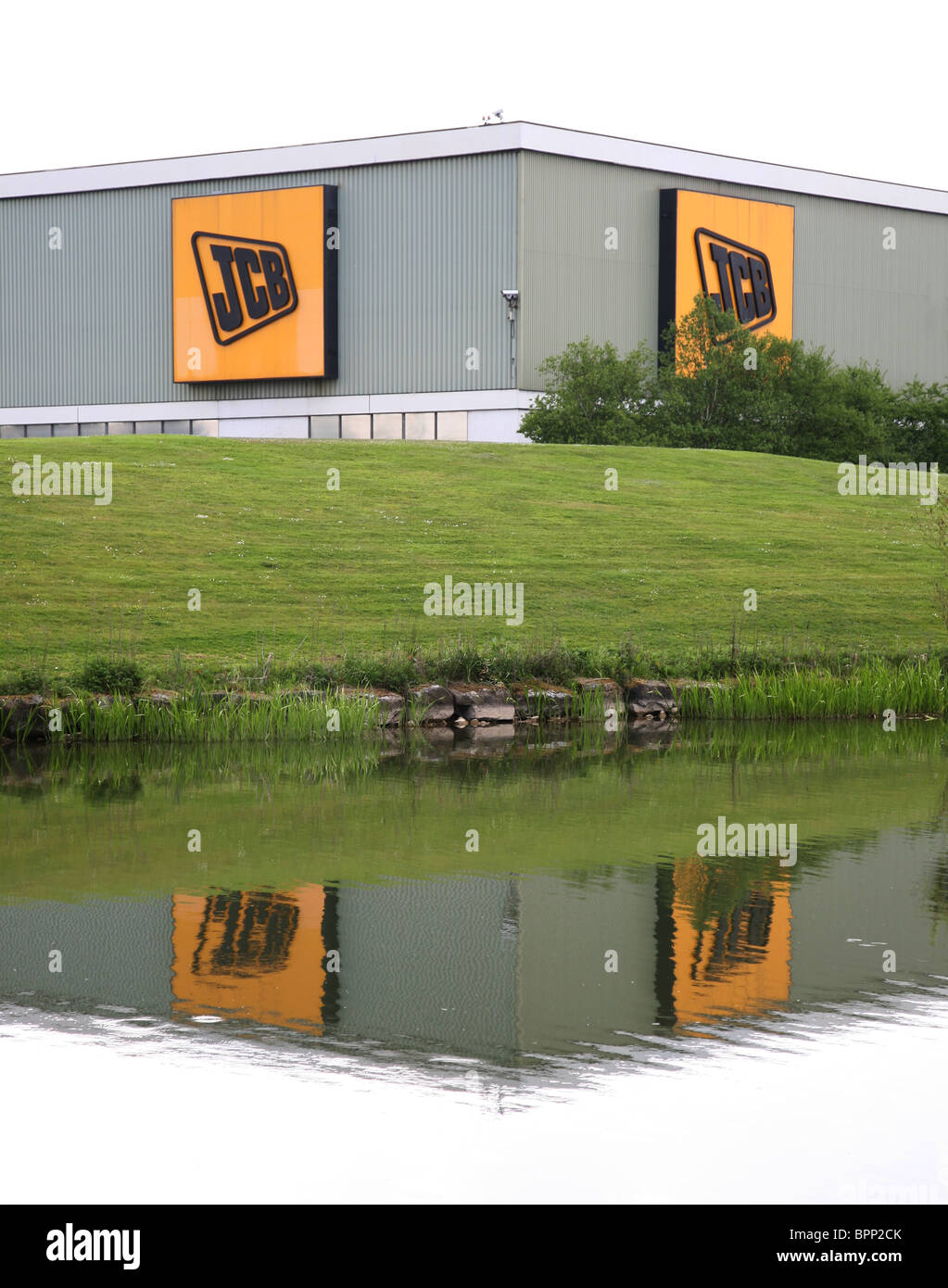 JCB World Headquarters factory, Rocester, Staffordshire, England, UK United Kingdom GB Great Britain Stock Photo