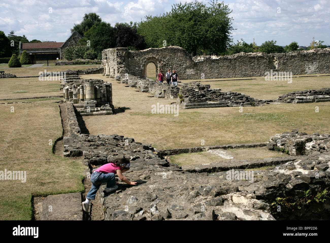 Lesnes Abbey, Abbey Wood, London, UK Stock Photo