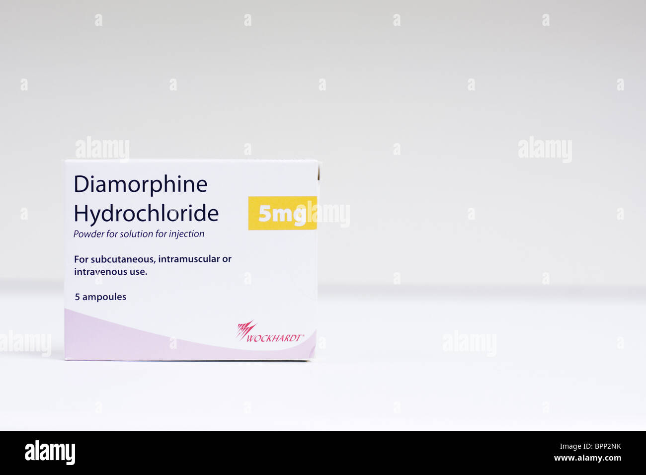 Diamorphine injection Stock Photo