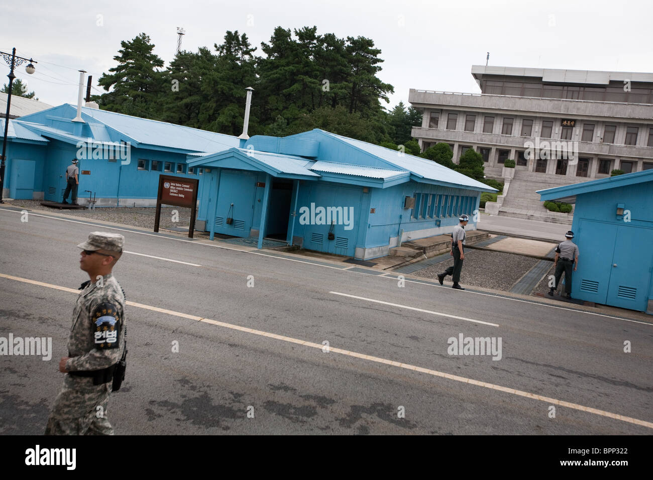 the Demilitarized zone (DMZ) between South and North Korea, 2010. The ...