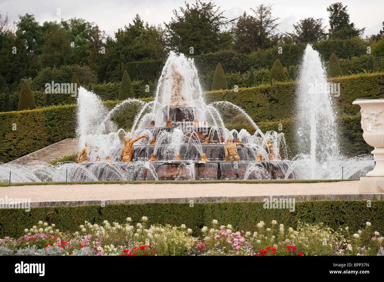 Versailles Castle Fountain Water France King Royal Stock Photo Alamy