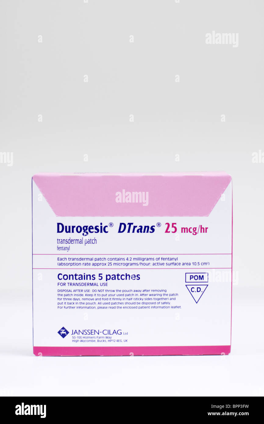 Twelve patches of transdermal fentanly (Durogesic D-trans ® 50µg/hr)