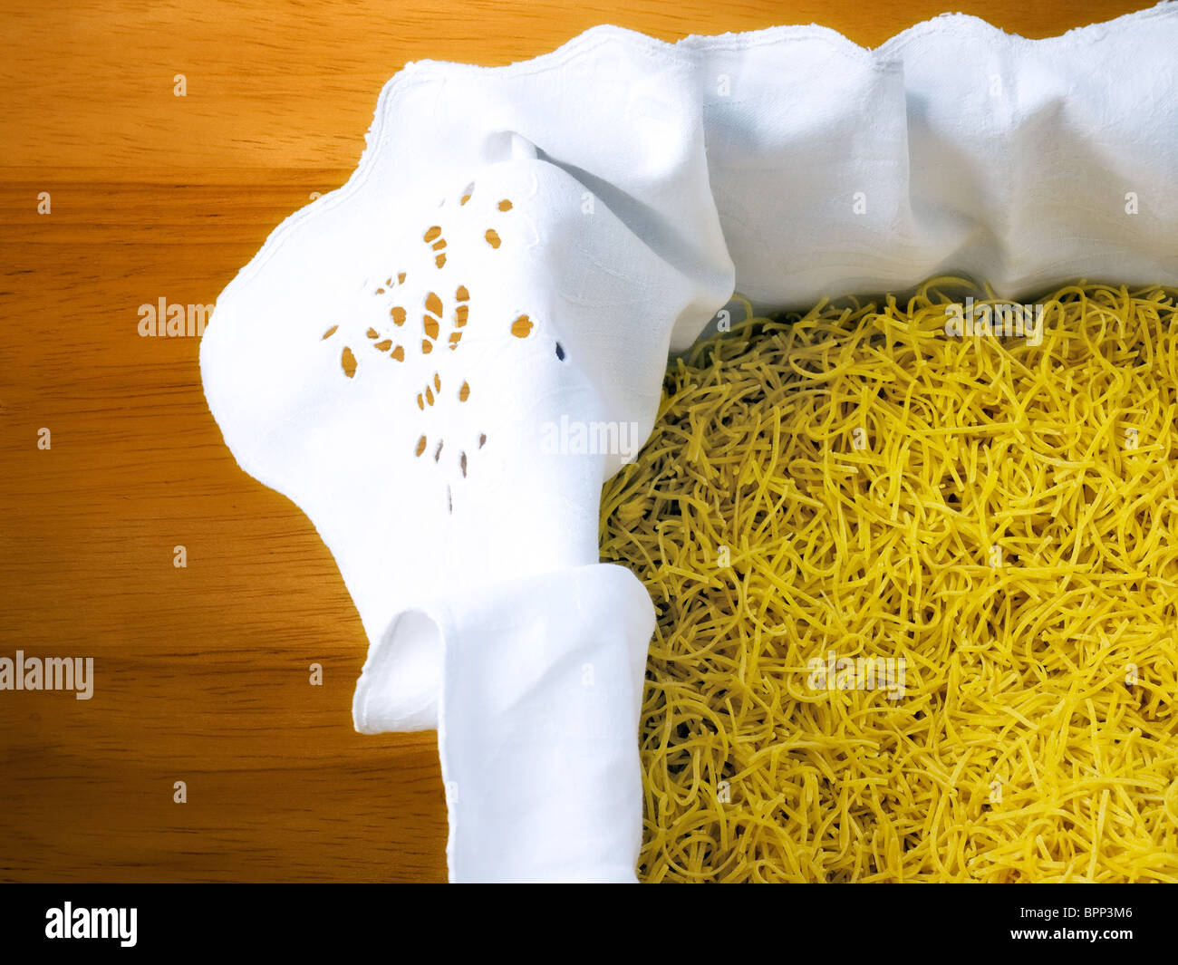 Noodle Making Rustic Homemade noodles from the kitchen of my grandmother Stock Photo - Alamy