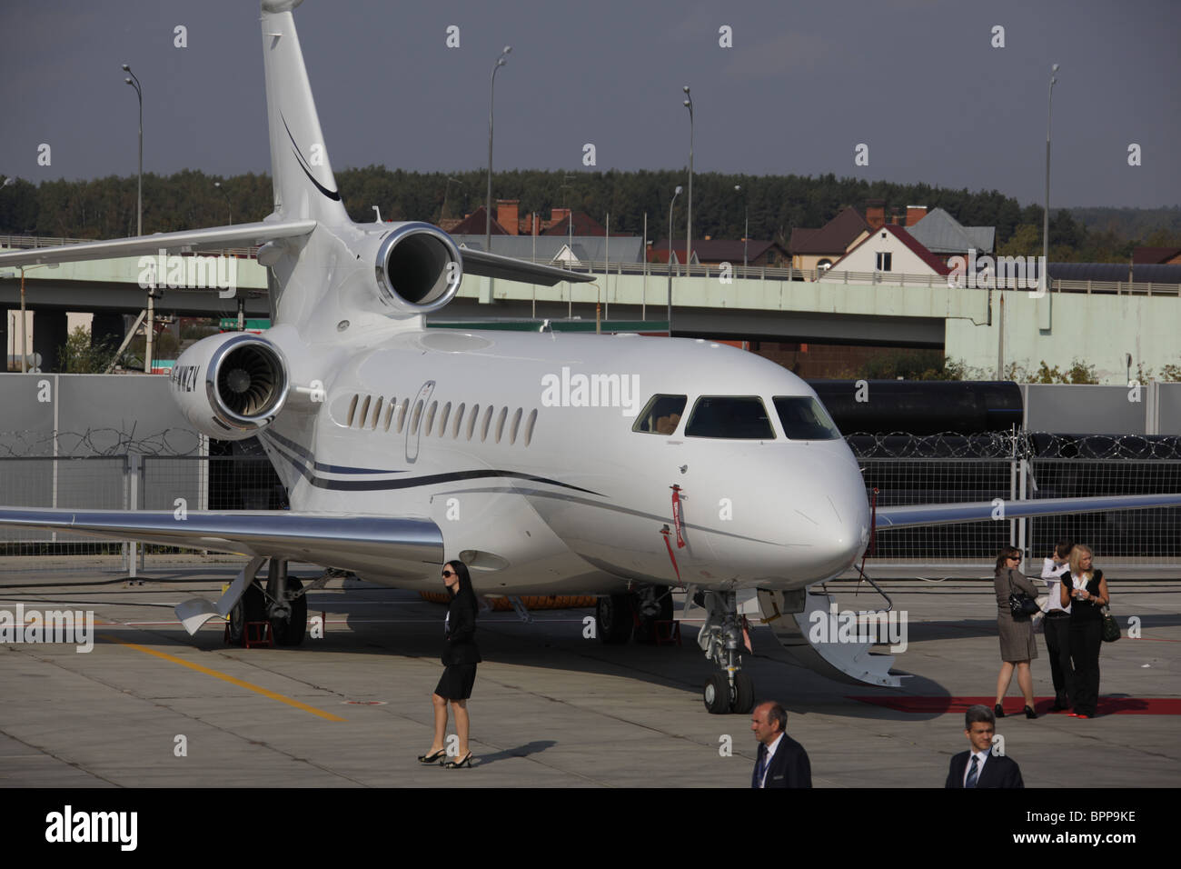 The Dassault Falcon 7x Is A Large Cabin Stock Photos The
