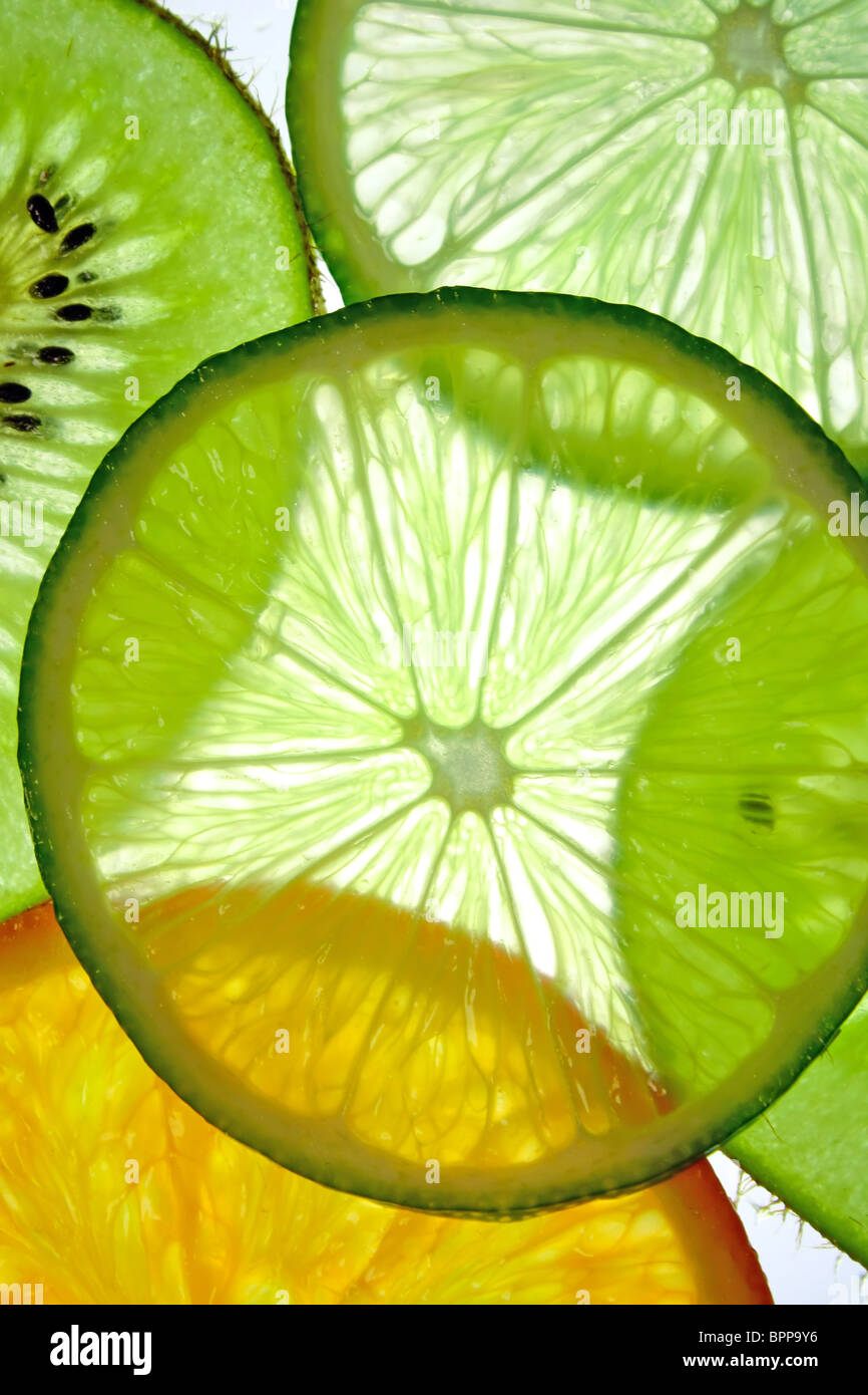 fruit slices Stock Photo