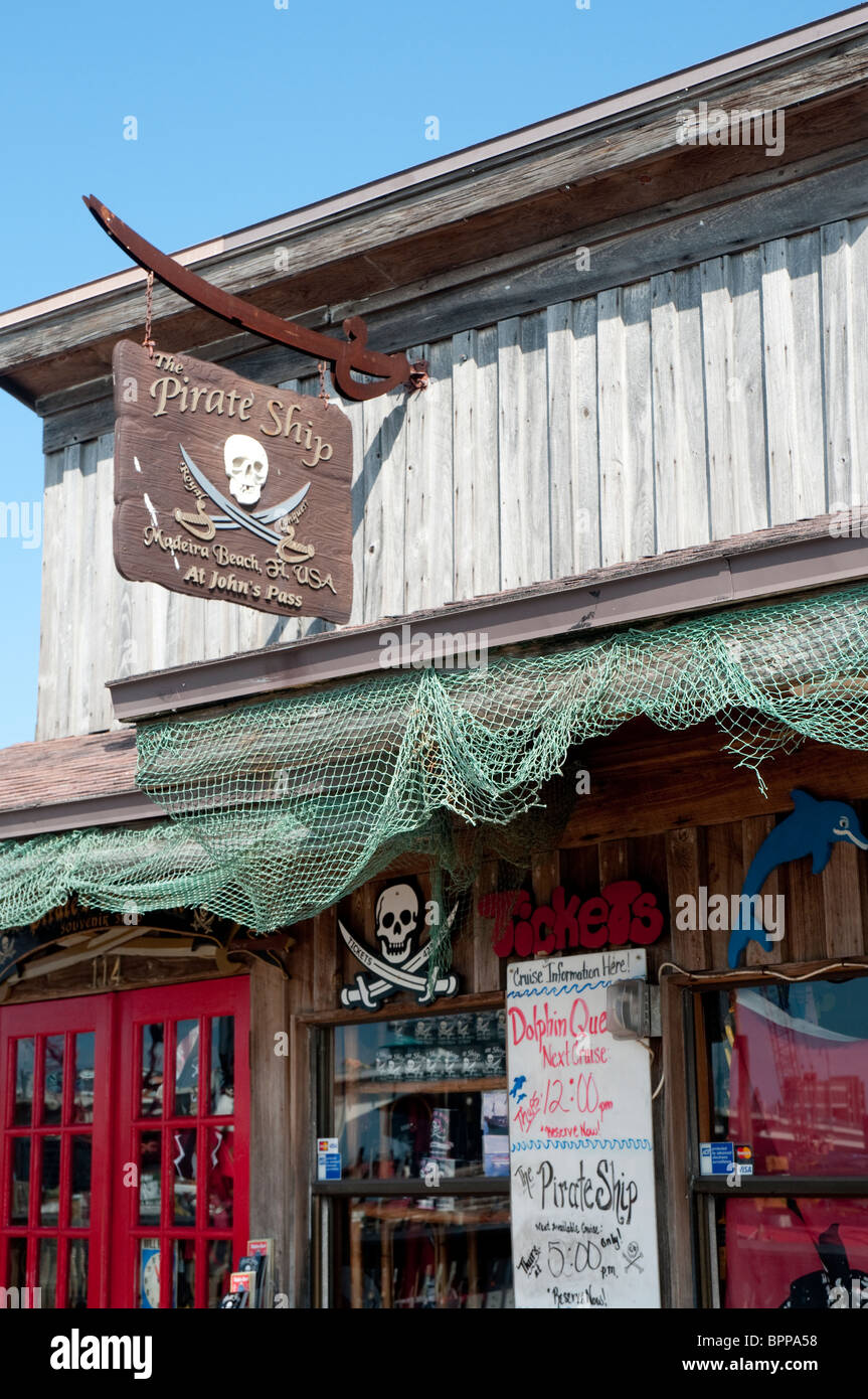 The Pirate Ship at John's Pass in Madeira Beach