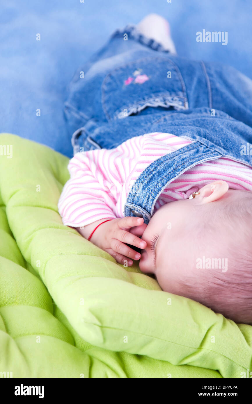 cute-baby-girl-dressed-in-jeans-stock-photo-alamy
