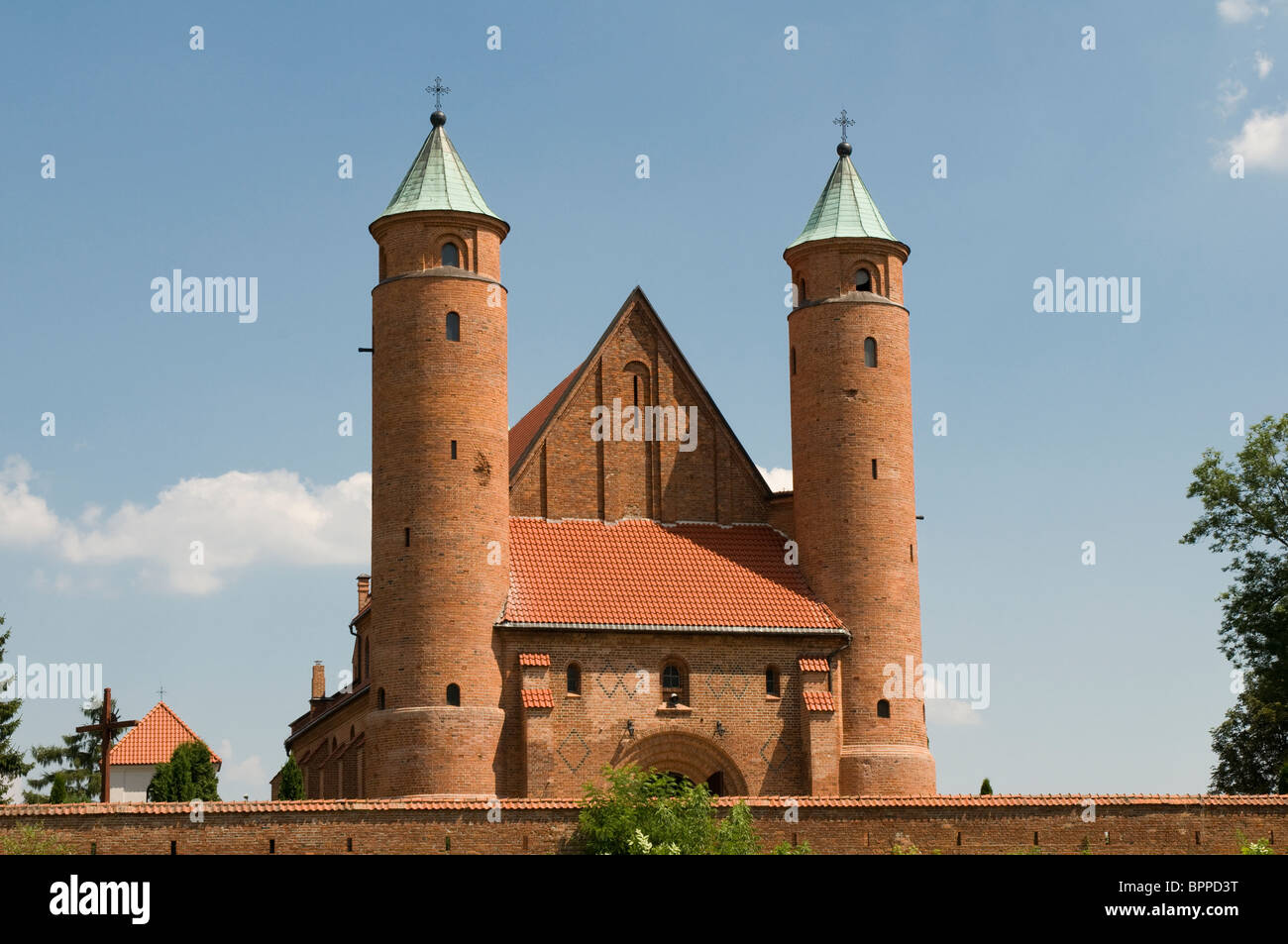 Church of St. Roch and John the Baptist in Brochów, Poland Stock Photo ...