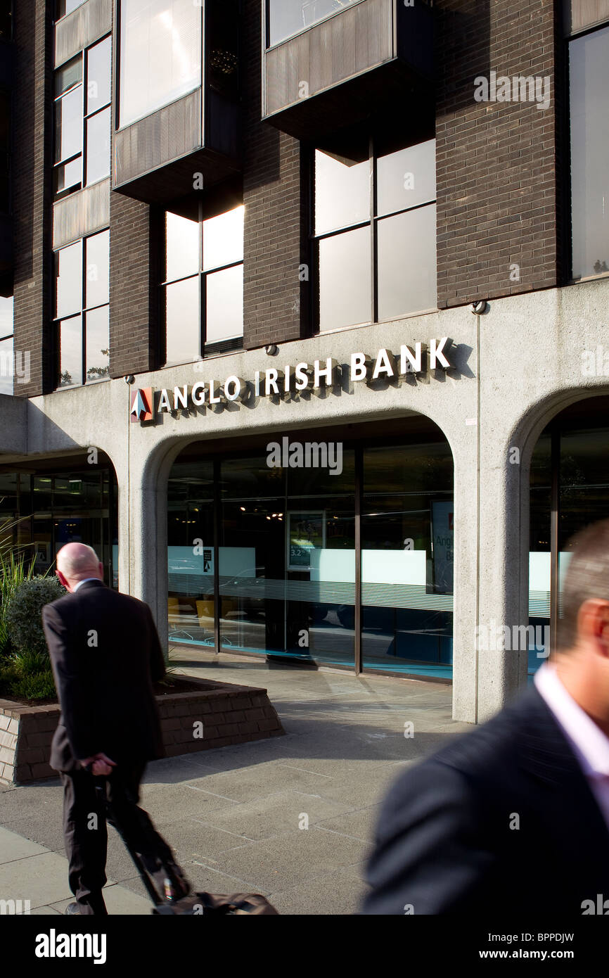 anglo irish bank Stock Photo