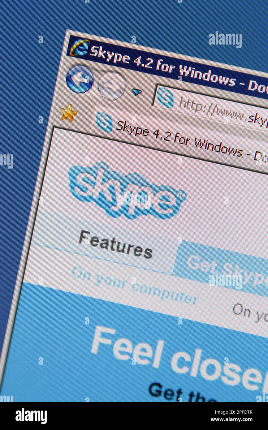 skype Stock Photo