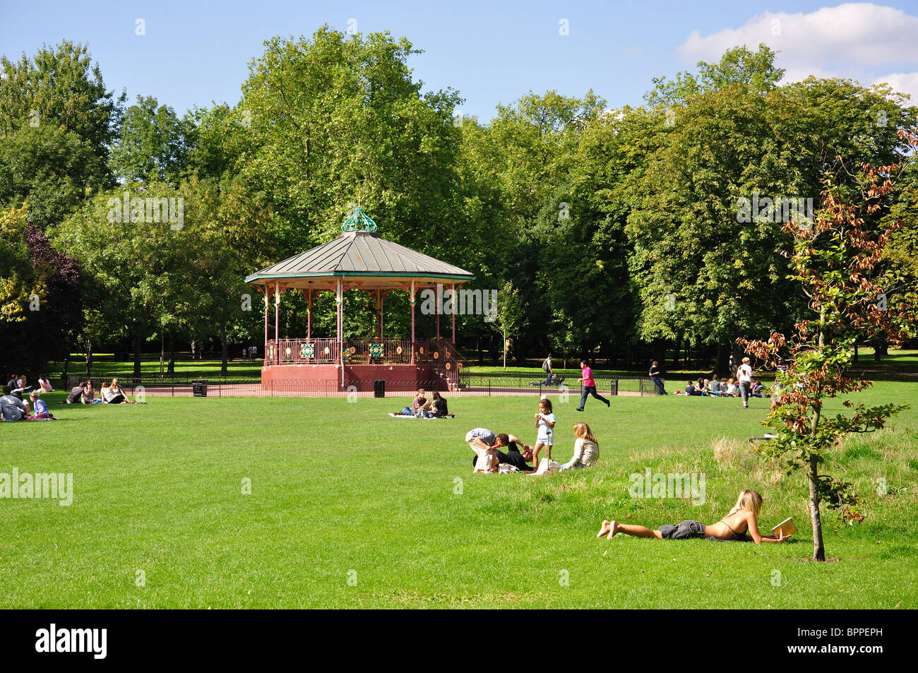 Bandstand queens park london borough hires stock photography and