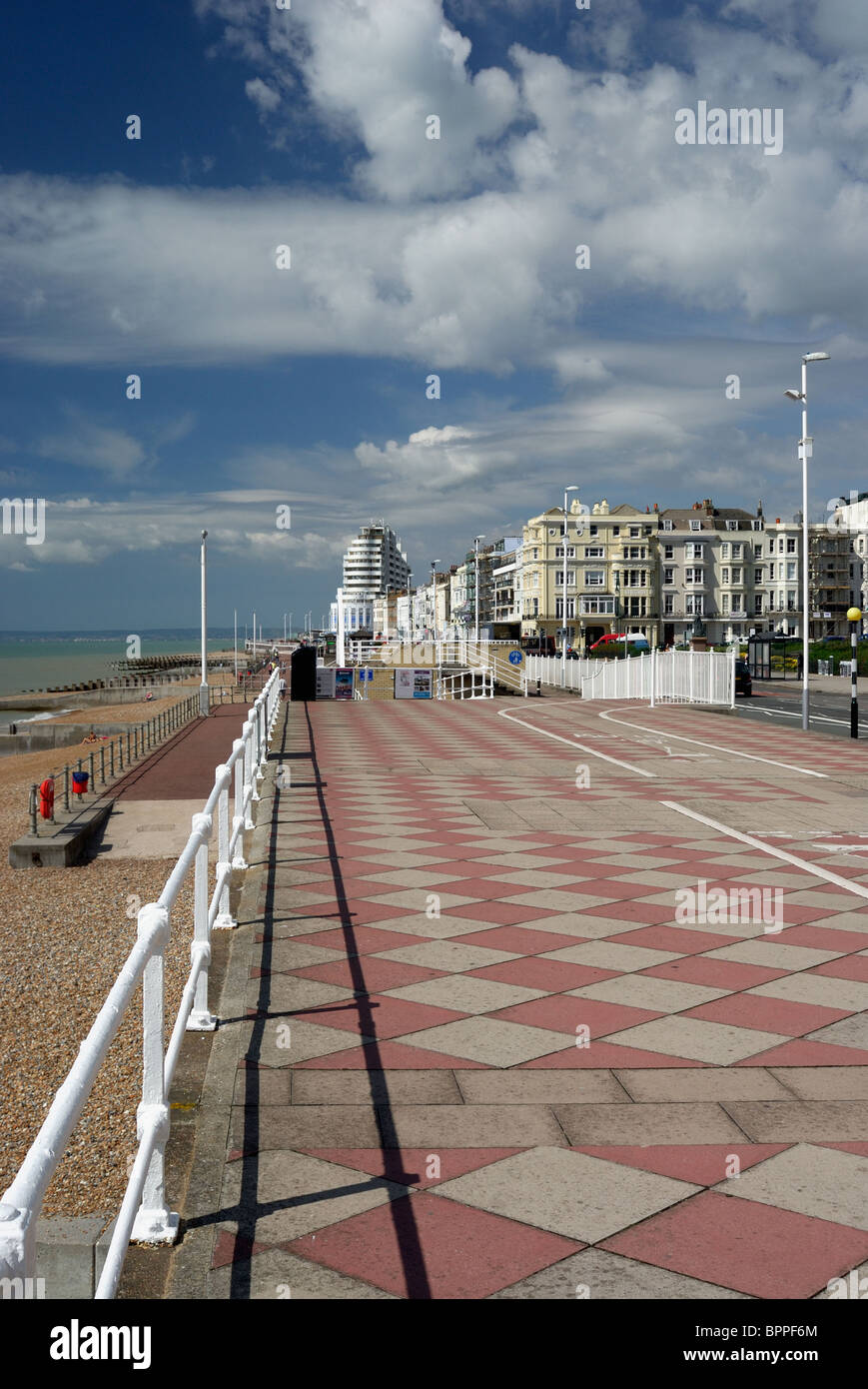 Hastings seafront, East sussex, UK Stock Photo