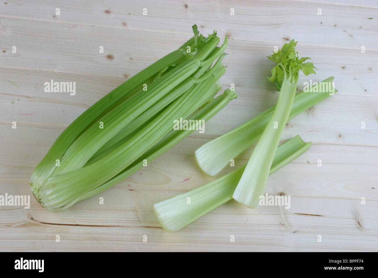 celery stalks Stock Photo