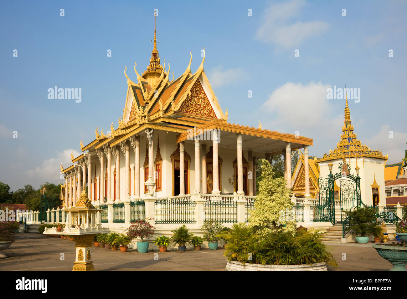 Wat Preah Keo Morokat is also known as the ‘Silver Pagoda’ the ‘Temple