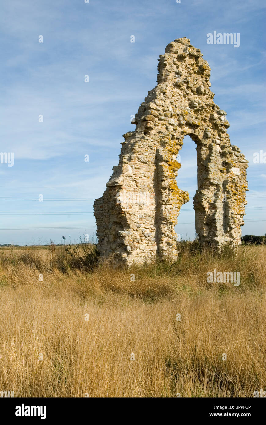 Romney Marsh, Kent. Lost villages of Romney Marsh. Midley church all