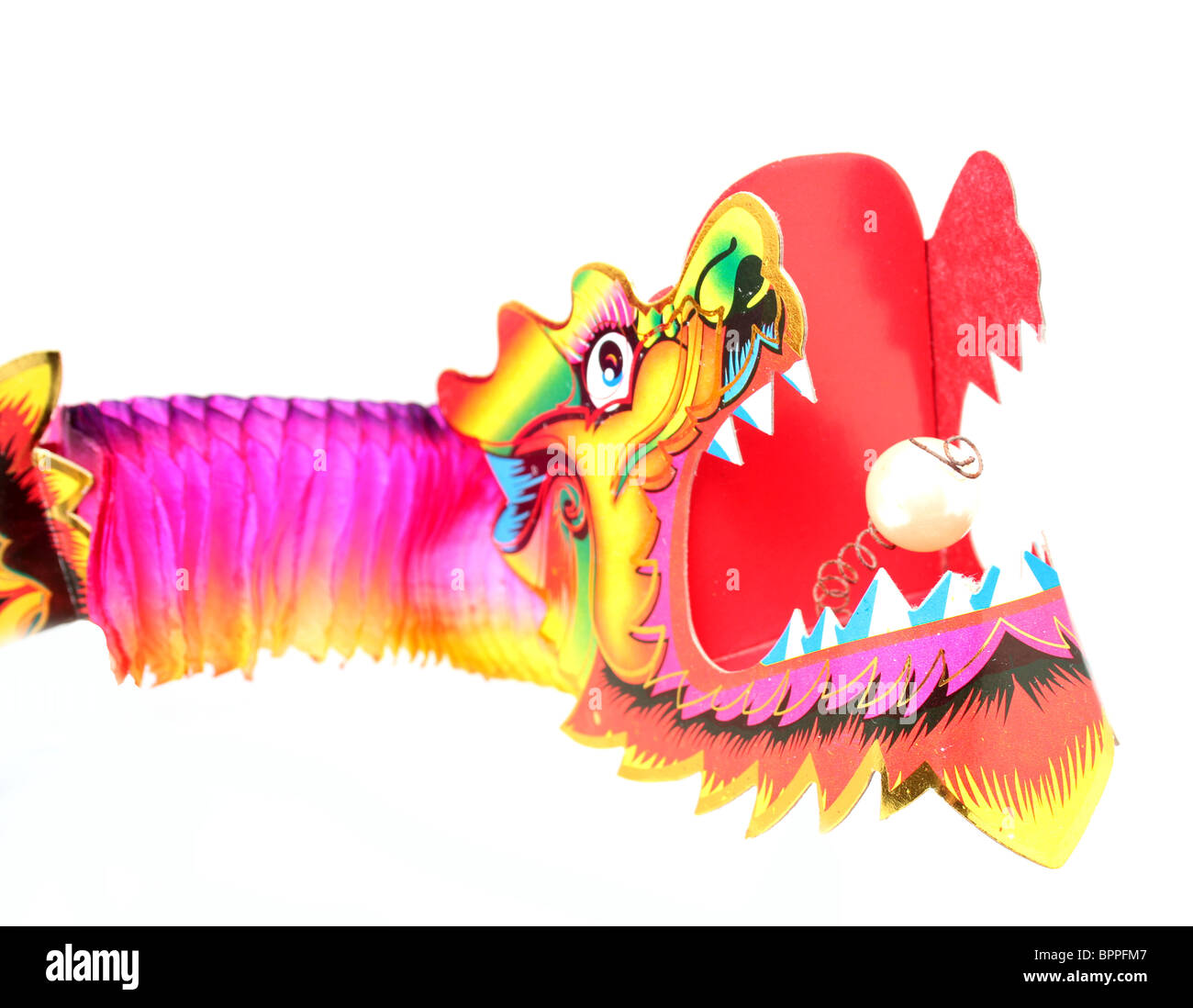 colourful chinese dragon toy Stock Photo