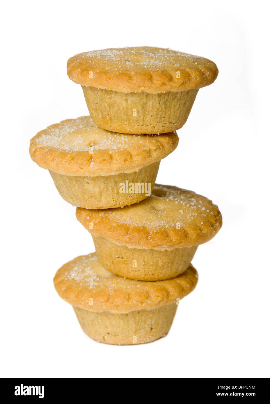 Tower of pies Stock Photo