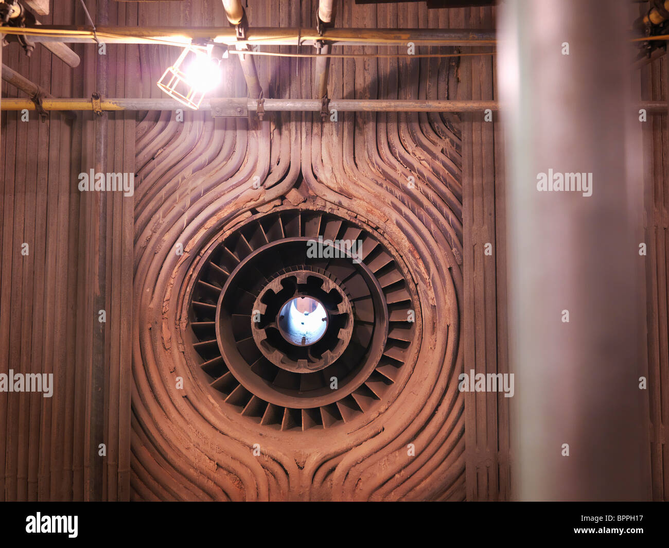 Coal burner in furnace in power station Stock Photo 31229107 Alamy