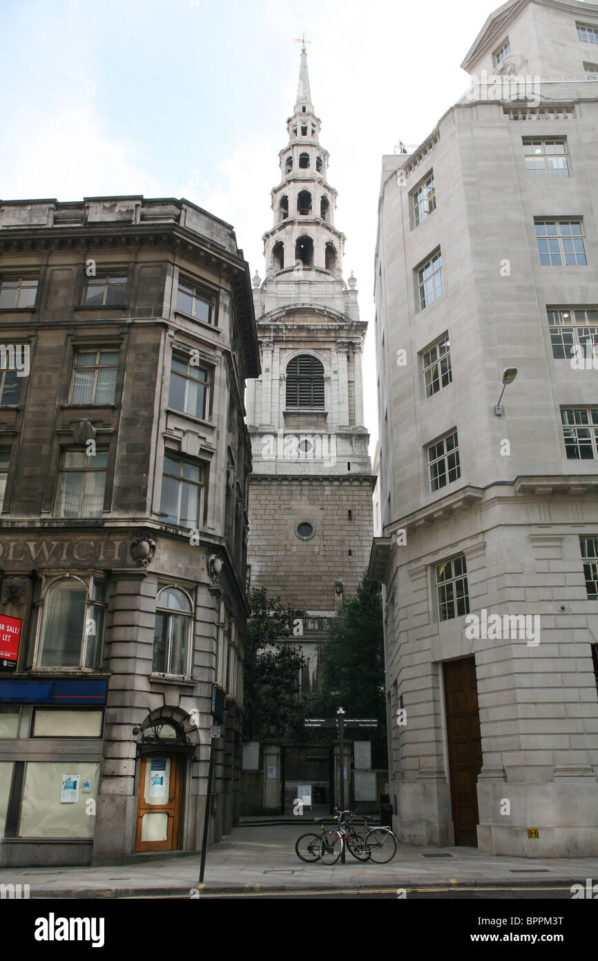 St Bride's Church on Fleet Street in the City of London is the spiritual home of printing and media. Photo:Jeff Gilbert Stock Photo