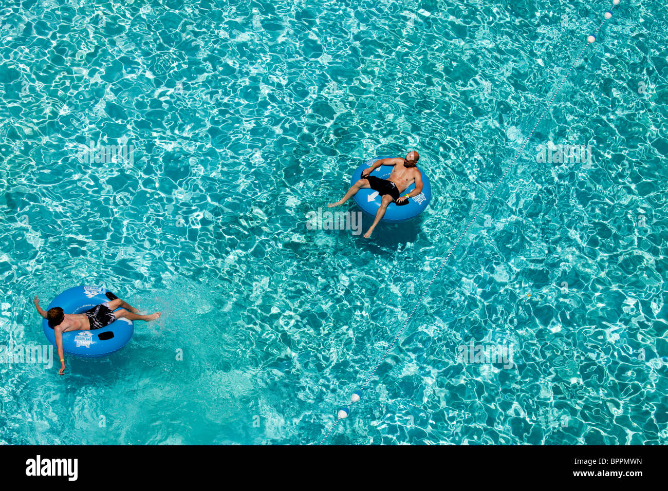 Six Flags Hurricane Harbor Water Park, Valencia, California, United States of America Stock Photo