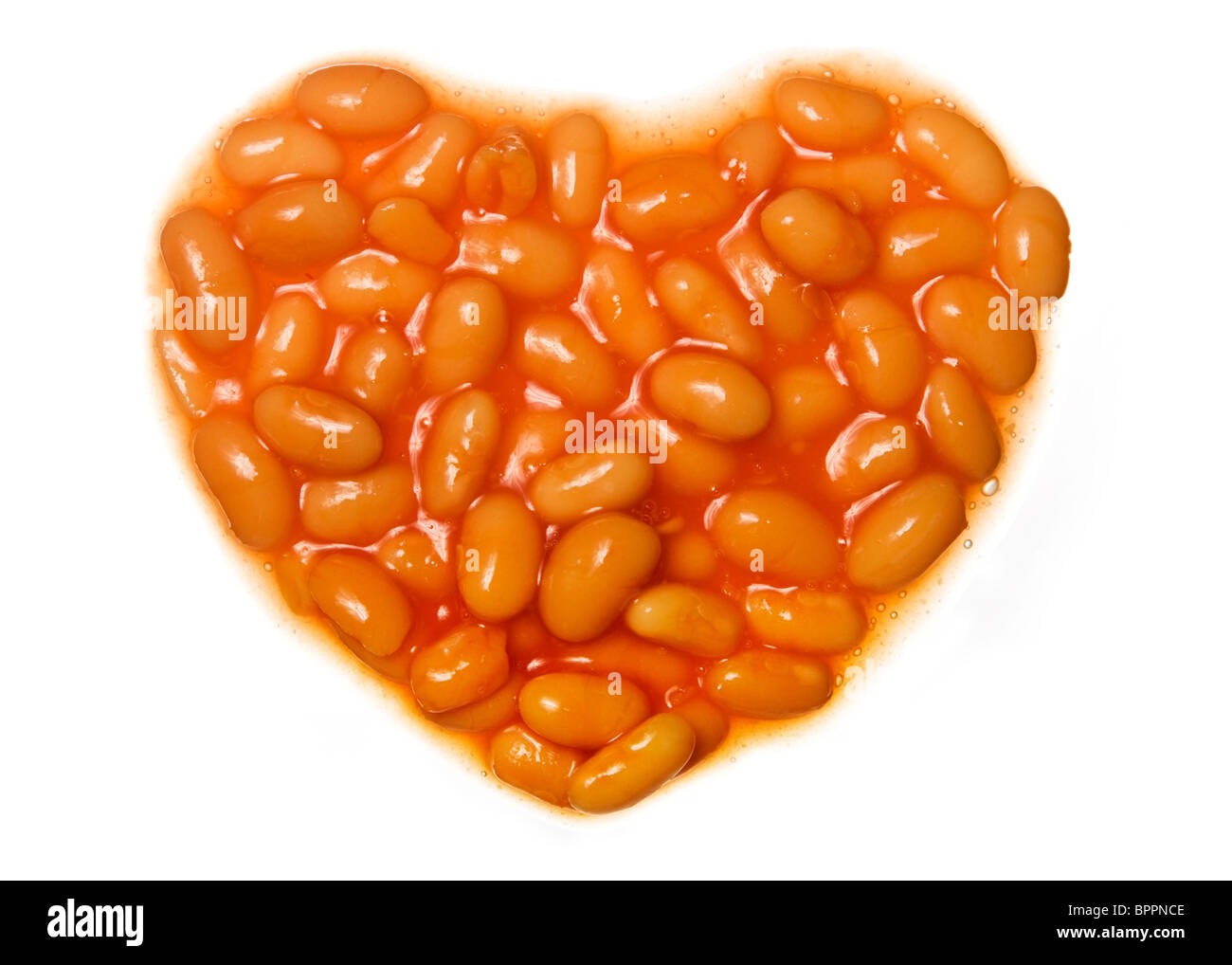I love baked beans Stock Photo