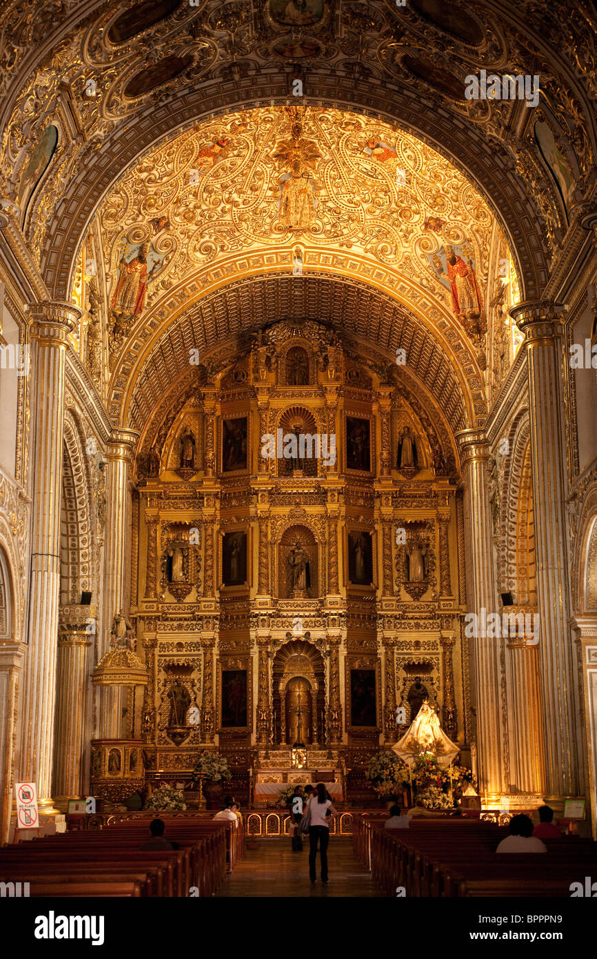 Mexican Baroque style Iglesia de Santo Domingo, interior, Oaxaca, Mexico Stock Photo - Alamy Mexican Baroque style Iglesia de Santo Domingo, interior, Oaxaca, Mexico Stock Photo - Alamy