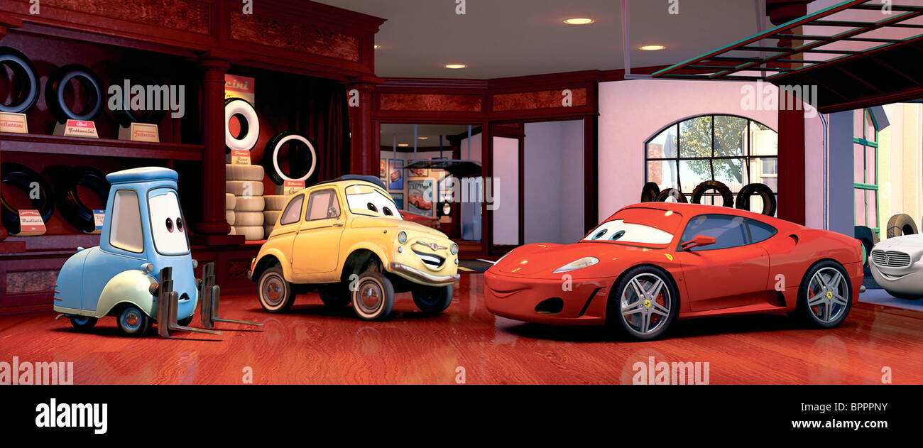 GUIDO LUIGI & LIGHTNING MCQUEEN CARS (2006 Stock Photo: 31233607 - Alamy