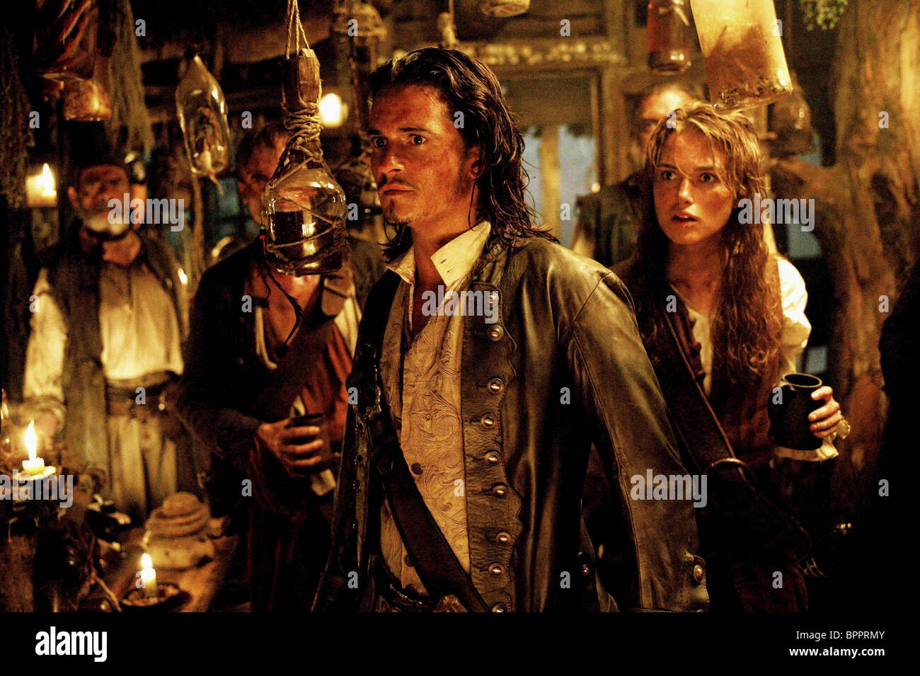 Orlando Bloom Keira Knightley Pirates Of The Caribbean Dead Man S Stock Photo Alamy