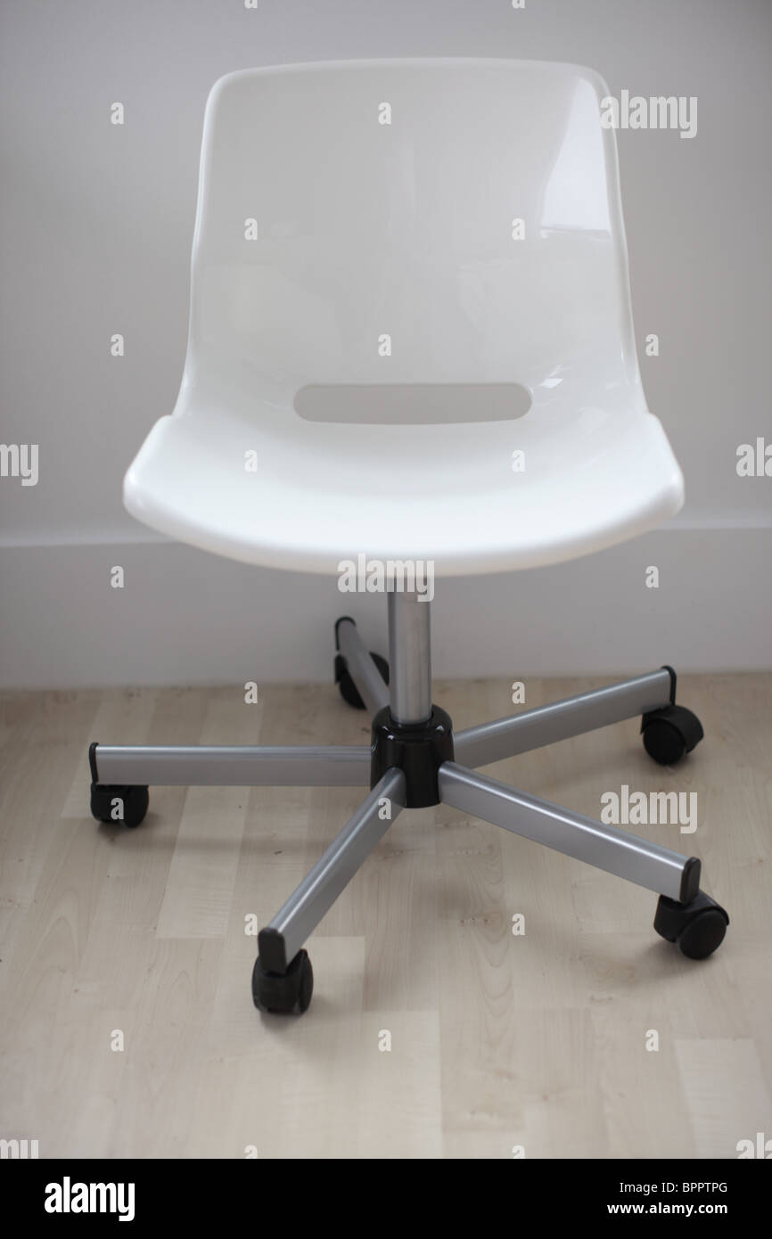 Rolling office chair detail Stock Photo Alamy