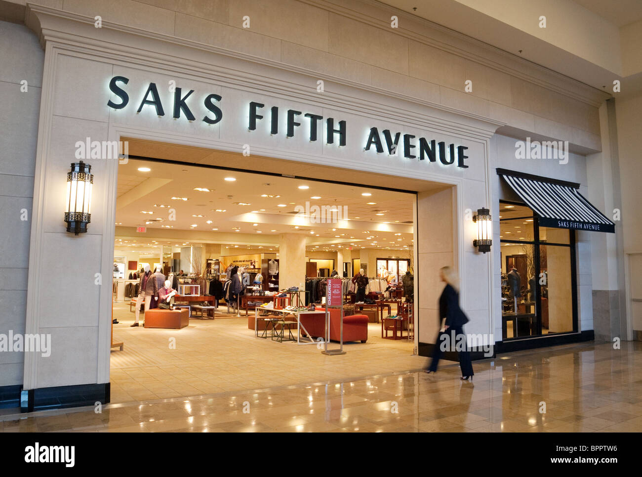 Saks Fifth avenue store, The Fashion Show Mall, Las Vegas, Nevada USA Stock  Photo - Alamy