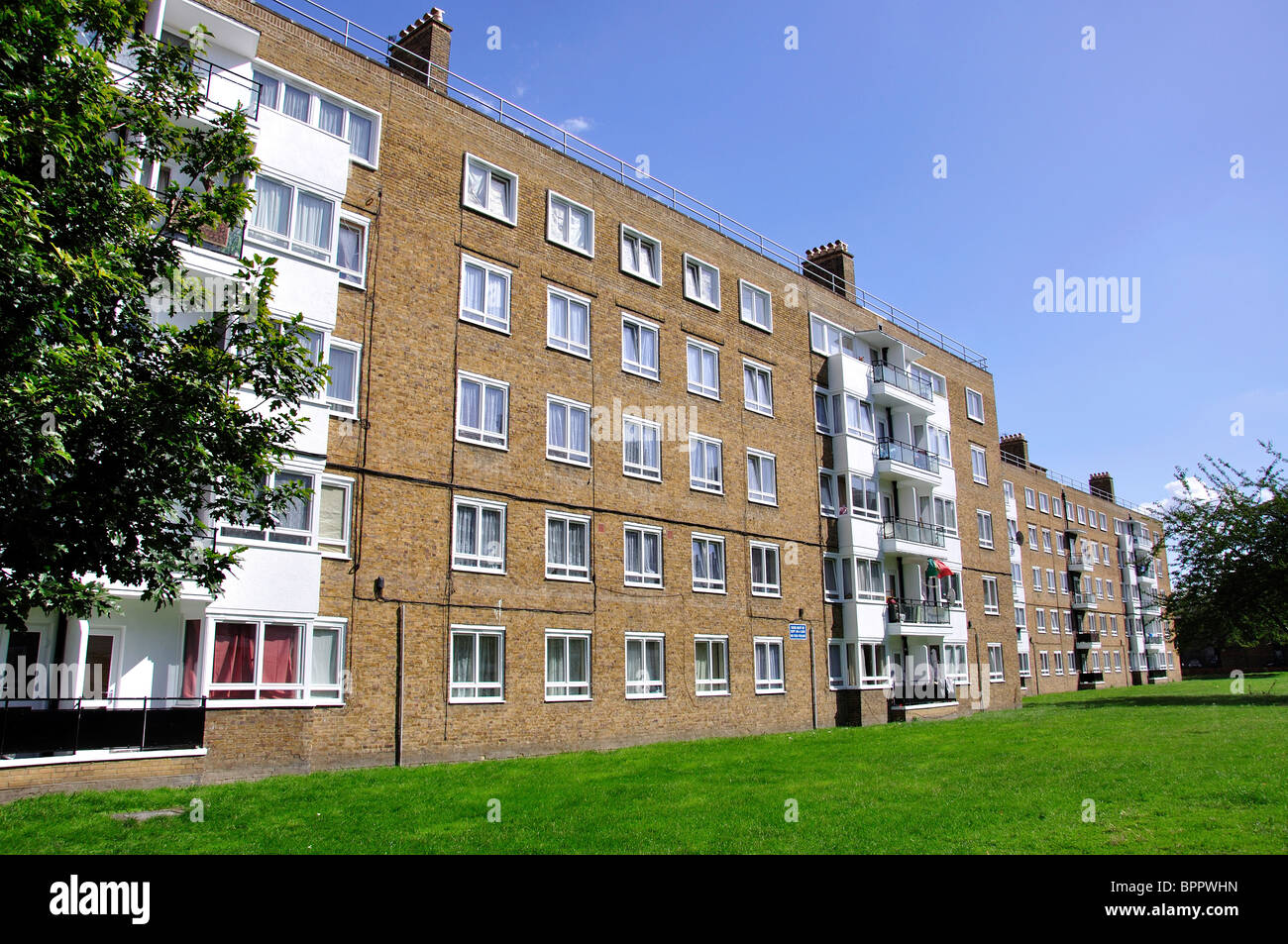 Watham Estate, Stockwell Road, Stockwell, London Borough of Lambeth, Greater London, England, United Kingdom Stock Photo